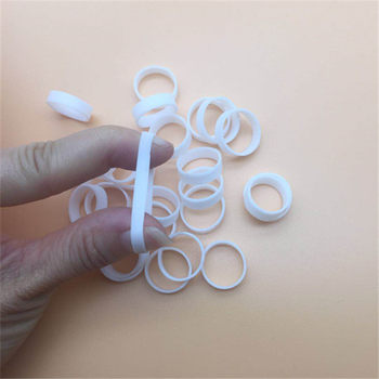 Outer diameter 12*5 * 1mm silicone ring ribbon data cable binding band rubber band Coil
