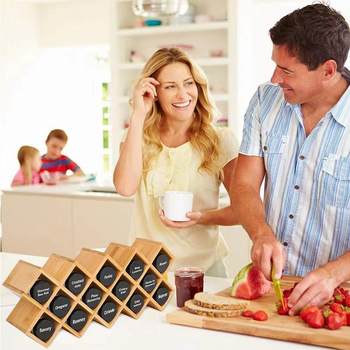 Spot Cross-Border New Bamboo Entrance Seasoning Bottle Rack Porous Kitchen Bottle Storage Rack Display Display Rack