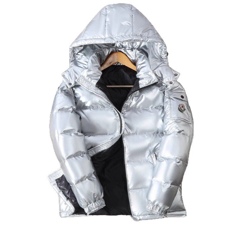 2025 Cross-Border down Jacket Men's Short New Trendy No-Wash Couple Winter Hooded Thickened Jacket Men's Wholesale