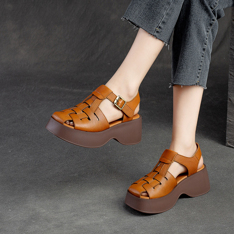 (Mới) Mã H9388 Giá 2290K: Giày Dép Sandal Nữ Huaidu Hàng Mùa Hè Tăng Chiều Cao Thoáng Khí Đế Cao Giày Dép Nữ Chất Liệu G05 Sản Phẩm Mới, (Miễn Phí Vận Chuyển Toàn Quốc).