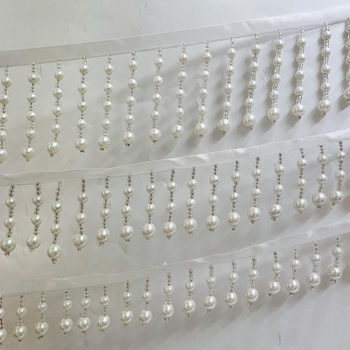 Factory Direct Pearl Tassel Lace Ribbon Handmade diy Material Clothes Skirt Hanfu Jewelry Accessories