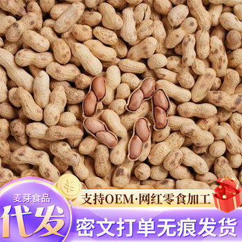 Freshly Roasted Iron Pot Peanuts with Original Flavor, Farm-Made, Roasted with Shells, No Preservatives, Firewood Roasted Peanuts
