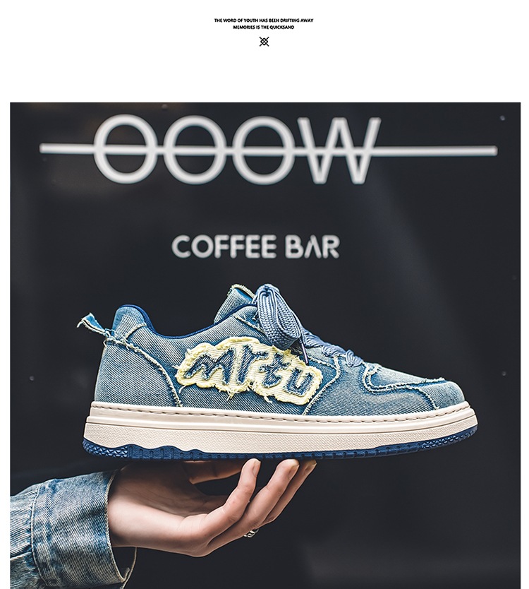 Meiretu Spring/Summer New Men's Shoes Denim Breathable Thick-Soled Ins Trend Casual Retro Canvas Shoes 992 2 O1CN01FkHEEO1Yyfpp2BG51 !!2212671423128 0 cib