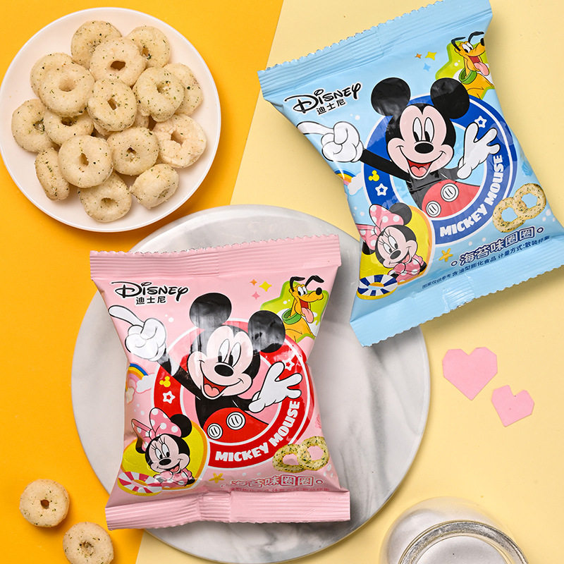 Disney Seaweed Flavor Circle Children's Leisure Snacks Student Dormitory Chasing Drama Greedy Birthday Accompanying Ceremony Matching