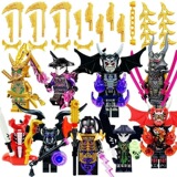 Lego Phantom Ninja Сезон 1 Призраки и Монстры в сборе Строительные блоки сезон 16 Набор оружия Злодея Маска Плюс Полная совместимость с мальчиком