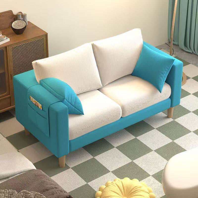 沙发小户型北欧简约现代卧室出租房简易网红双人三人客厅布艺沙发