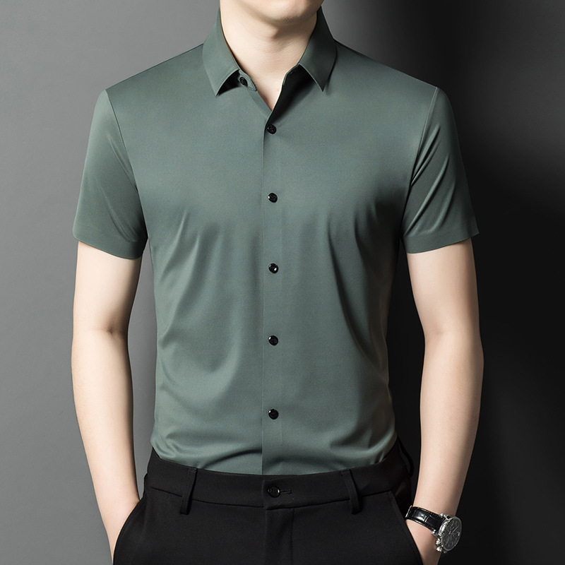 Áo Sơ Mi Nam Ngắn Tay Hàng Mùa Hè Phong Cách Trẻ Trung