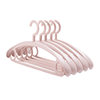 Household Seamless Thickeneded Non-Slip Solid Plastic Clothes Hanger Dormitory Clothes Drying Rack Wide Shoulder Adult Clothes Hanger