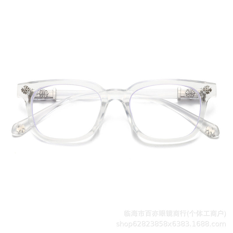 2025 New Cross-Border Glasses Frame Full Frame Optical Frame Men and Women Myopia Glasses Large Frame Frame Manufacturer Wholesale