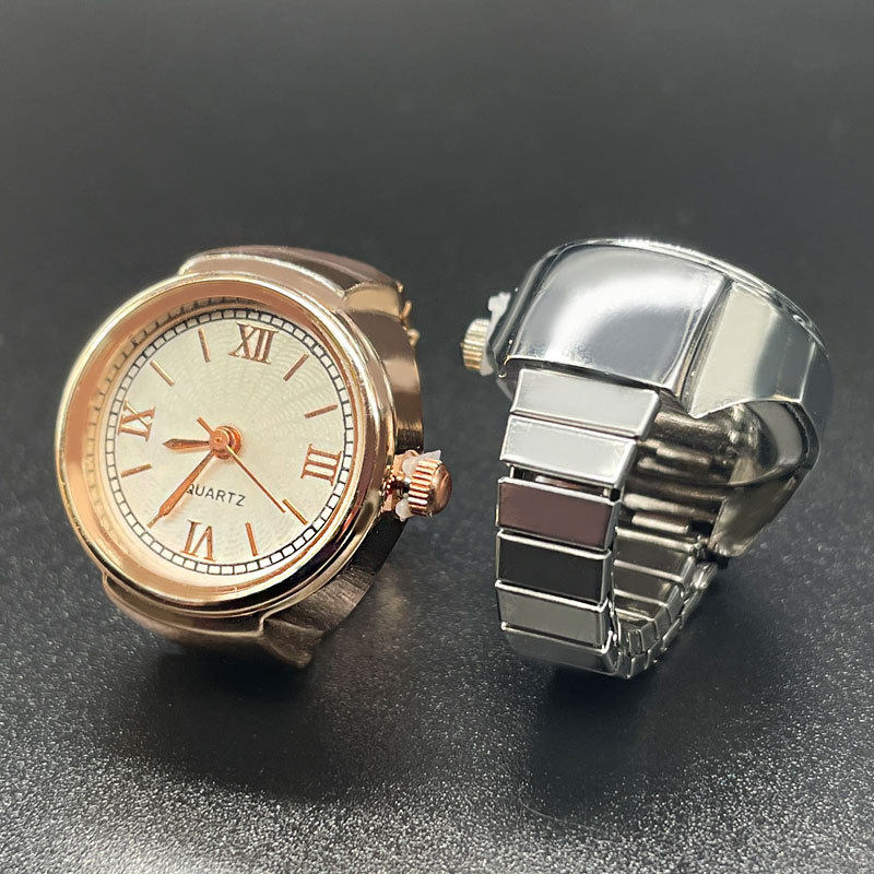 【戒指表】ebay等外贸热销创意时尚手饰合金壳男女戒指手表批发