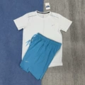 [ice silk quick dry] reflective cursor-nk set white + blue