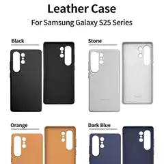 Suitable for Samsung S25ultra leather phone case, lightweight S25edge protective cover, all inclusive, anti fall, same design
