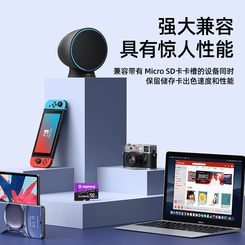 Remax Music Song Tf Memory Card Tells Transmission Mobile Phone Driving Recorder 256Gb Large Capacity Memory Card