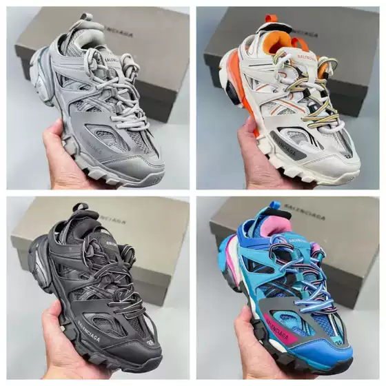 Putian Pure Original Paris Third Generation 3.0 Breathable Thick-Soled Couple Dad Shoes Retro Casual Versatile Trendy Brand Sneakers