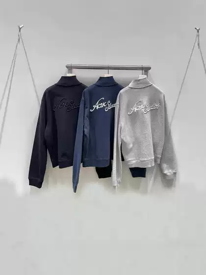 Correct Version of Stndiso Unisex Jacket with Micro-Label 3D Embroidery and Zipper, Sports Executive Jacket