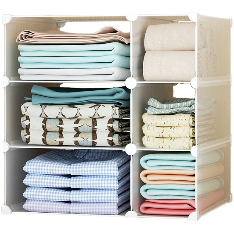 Plastic resin combination wardrobe baby DIY magic tablet storage cabinet children wash-free wardrobe accessories ABS buckle