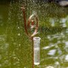 Amazon Cross-border Explosive Metal Snail Rain Gauge Fun Outdoor Courtyard Decoration Painted Old Rain Gauge