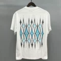 White blue pattern