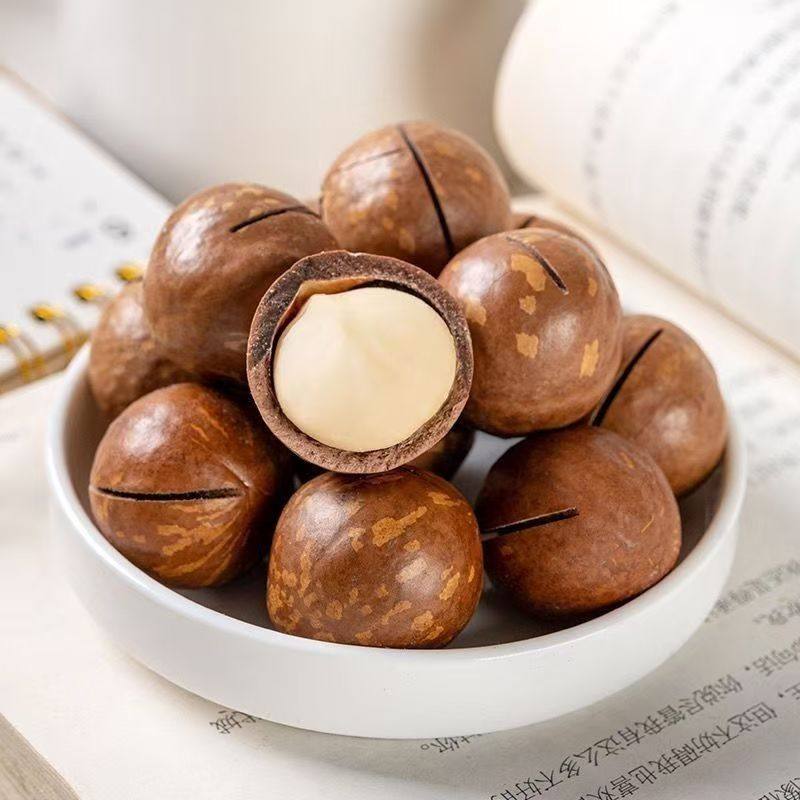 Macadamia Nut Cream Flavor New Arrival Nuts and Dried Fruits New Year Goods Bag Wholesale Price Casual Snacks Macadamia Nuts