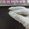 New Cross-Border Exclusive European and American Style Single Diamond Plain Band Smooth Ring for Women, Trendy and Adjustable Flexible Ring