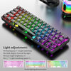 K30Pro three-mode transparent mechanical keyboard White axis hot plug customized fully transparent body RGB backlit Game