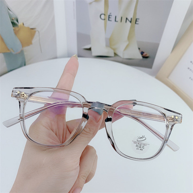 2021 New Little Red Riding Book Same Style Glasses Frame Plate Insert Myopia Frame Plain Anti-blue Light Plain Glasses