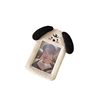 Cartoon Puppy Plush Card Holder Ins Style Polaroid Idol Card Holder Keychain Card Access Card