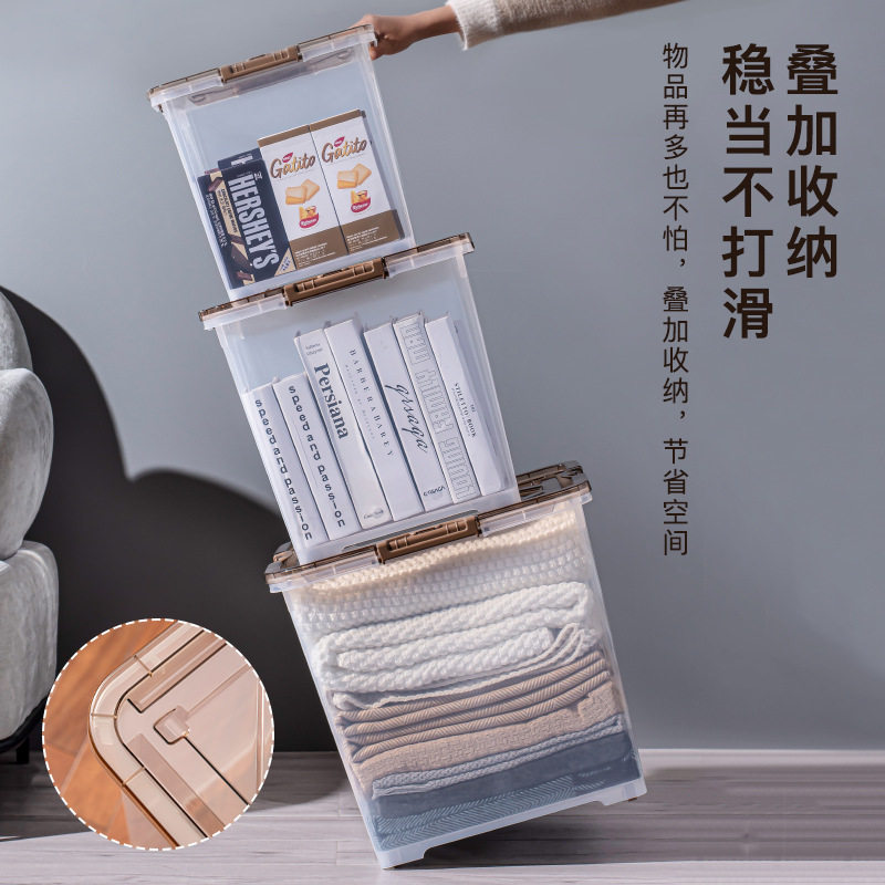 Xiaoguo Plastic Manufacturer Wholesale Plastic Storage Organizing Box 2704 Car Organizing Box Backup Storage Box Storage Box