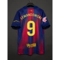 2526 barcelona home printed no. 9 league + 2 armbands