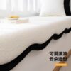 2025 New Cyber Celebrity Cloud Circle Velvet Bay Window Mat Window Mat Light Luxury High-end Cushion Four Seasons Universal Style