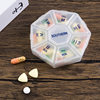 Portable Sub-pack Pill Box 7 Days Pill small size Mini Carry-on Travel One Week Medicine Pill Storage Box