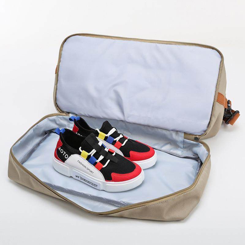 Travel Bag Handbag Short-distance Travel Men's and Women's Large Capacity Canvas Bag Luggage Bag Short-distance Light Sports Fitness