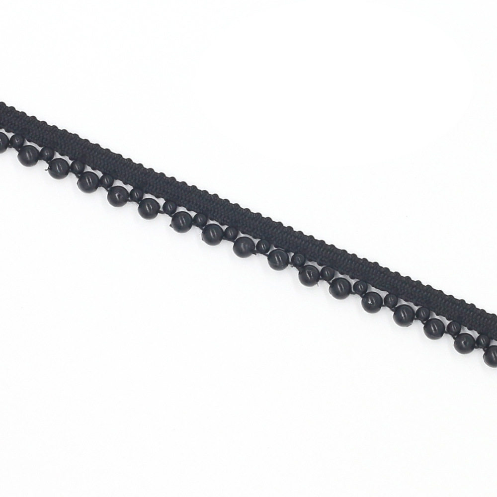 Explosions clothing accessories webbing unilateral pearl lace clothing accessories handmade beaded bar code spot wholesale