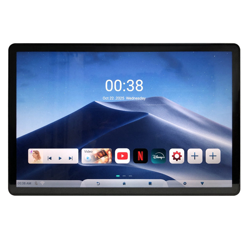 Vitaco 14inch Car Rear Seat Headrest Monitor Android 13 Touch Display Car Headrest Monitor