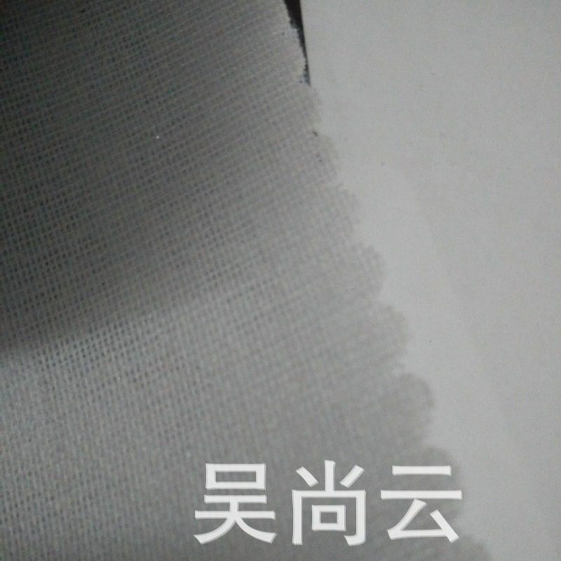 Factory thickened garment resin lining with spun resin lining single-sided encrypted resin lining