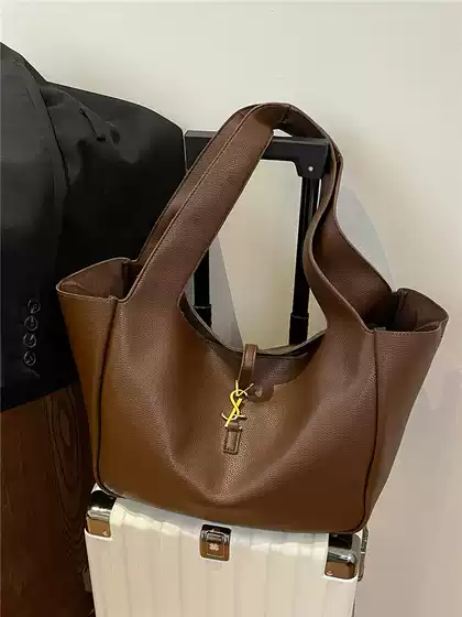 High-End Women's Bag Korean Style Fashion Solid Color Shoulder Handbag Large Capacity Light Luxury Yangshulin Underarm Tote Wholesale