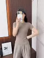 Khaki quick-drying pants
