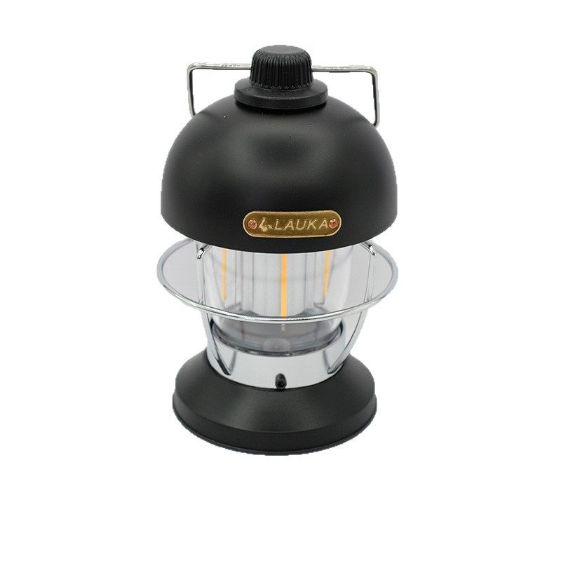 Portable Lamp 4500 mA 350 lumen retro wrought iron lamp charging hanging LED camping lamp camping lamp emergency