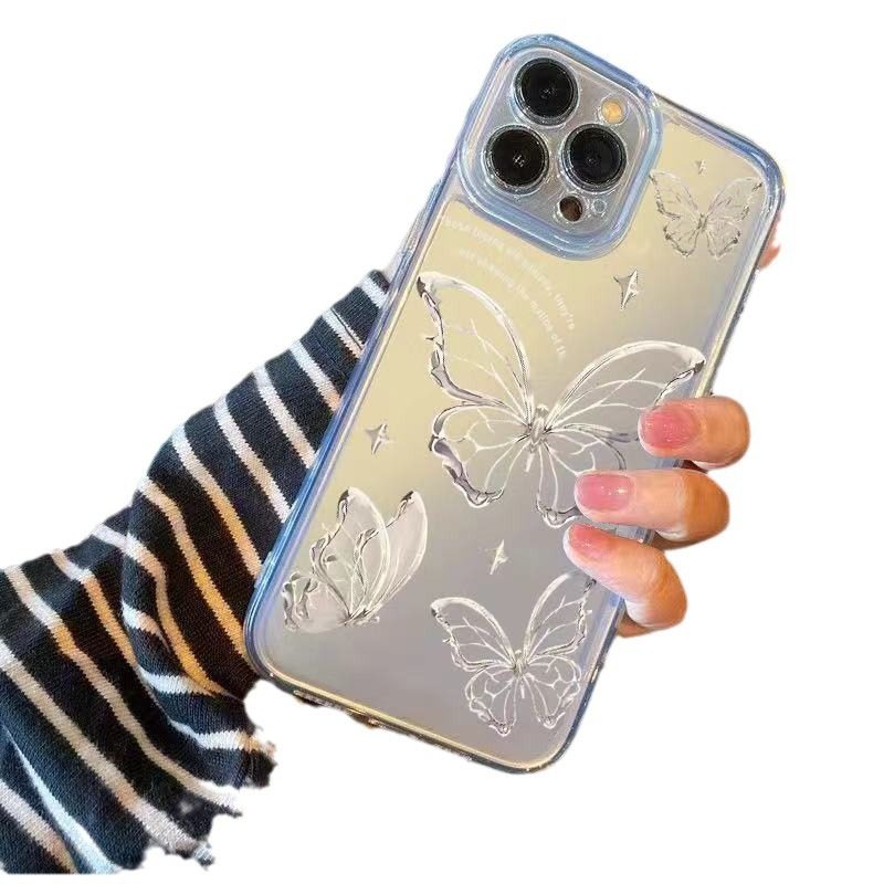 Full Screen Butterfly Design Suitable for Apple 17 Pro Max Phone Case iPhone 16 Girly 14 Pro Cool 15 Shockproof 13