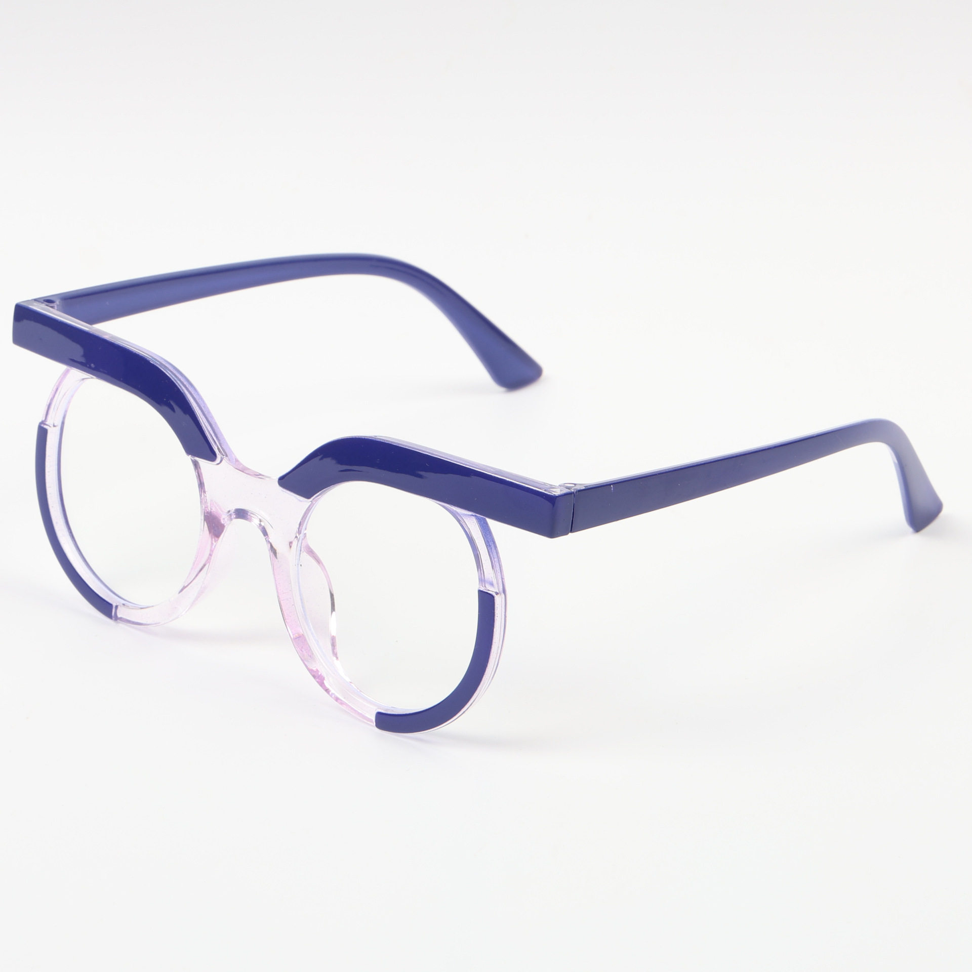 Personalized Owl Anti-Blue Light Glasses, Fashionable Niche Large Frame Street Photography Glasses Frame, Trendy Party Decorative Flat Glasses