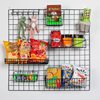Grid Storage Rack Wall Storage Rack Snack Grid Mesh Wall Grid Board Accessories Iron Grid Photo Wall