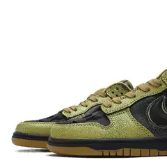 Putian Shoes High Version Dunk Halloween Sneakers Green and Black Low-Top Fashionable Shoes Couples Casual and Comfortable Skateboard Shoes