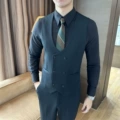Dark green (vest + pants note size)