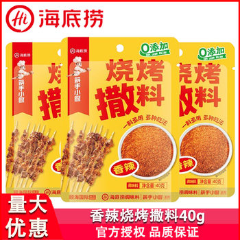 Haidilao Spicy Bbq Seasoning 40g*3 Bags for Grilling Beef, Lamb, Chicken Wings, Pork Belly, Versatile Bbq Seasoning Marinade