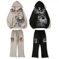 Cross-Border Wholesale Travis Scott American High Street Hip-Hop Rap Hooded Sweatshirt Men's and Women's Casual Sweatpants Trendy