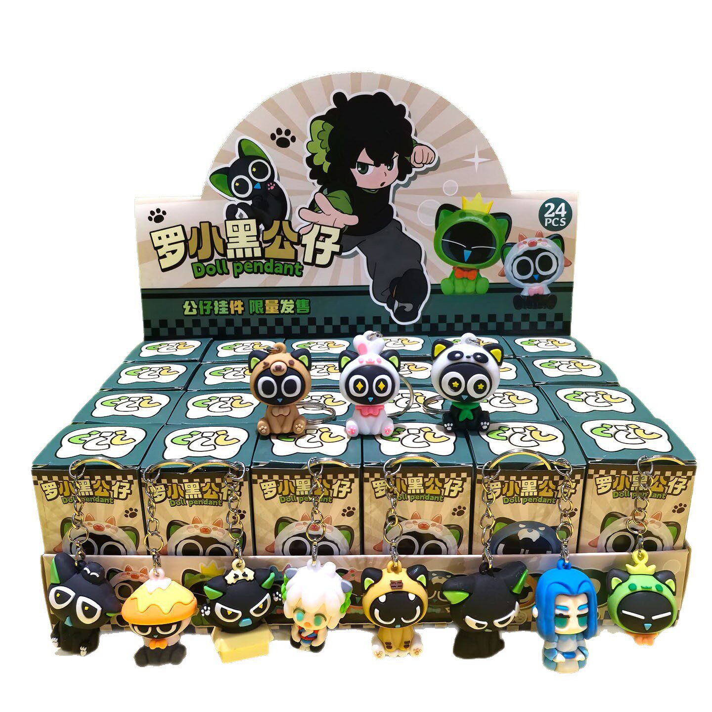 Luo Xiaohei Series Surprise Blind Box Doll Pendant Blind Bag Student Keychain Children's Holiday Gift Toys Wholesale