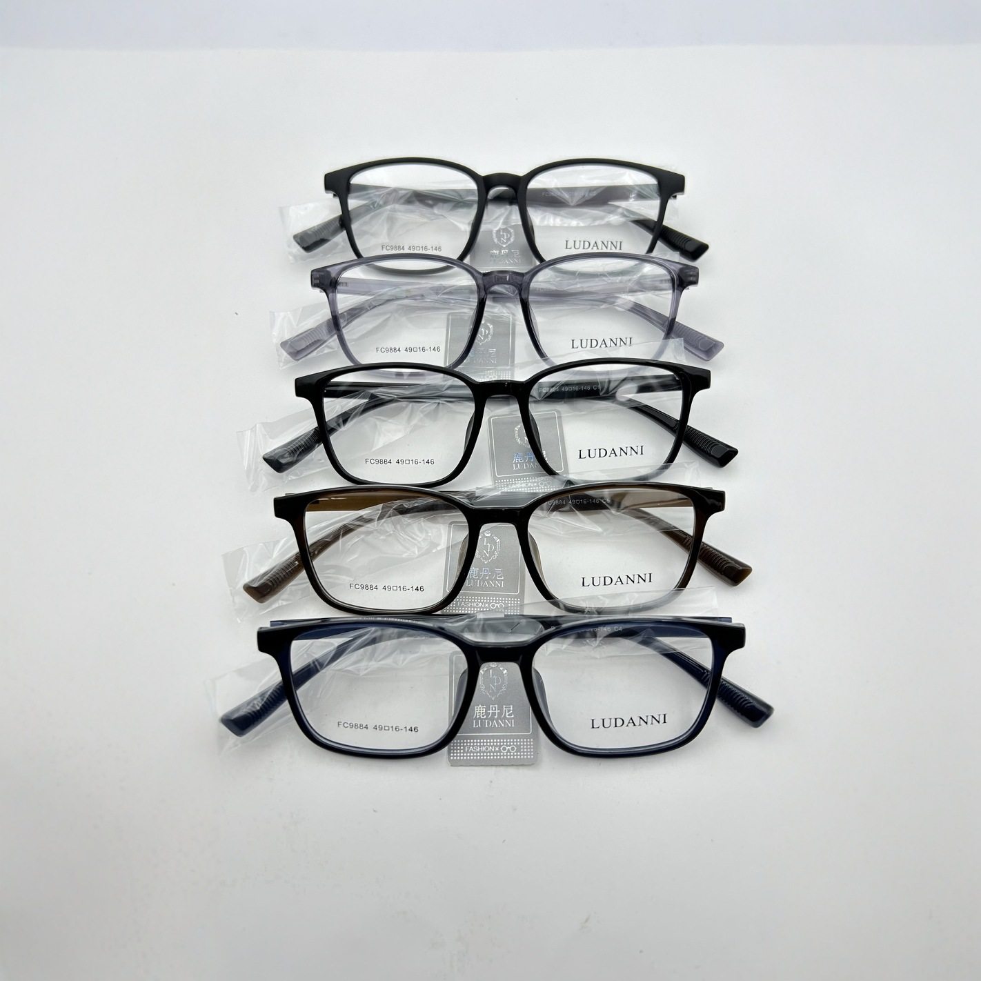 Students ultra-light TR90 glasses frame new frame metal rubber chain teeth men's frame trendy Korean black TR