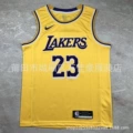 Hot-pressed Lakers 23 yellow