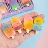 Creative primary school children's eraser ice cream rubber does not leave marks primary school students modeling popsicle high color value test