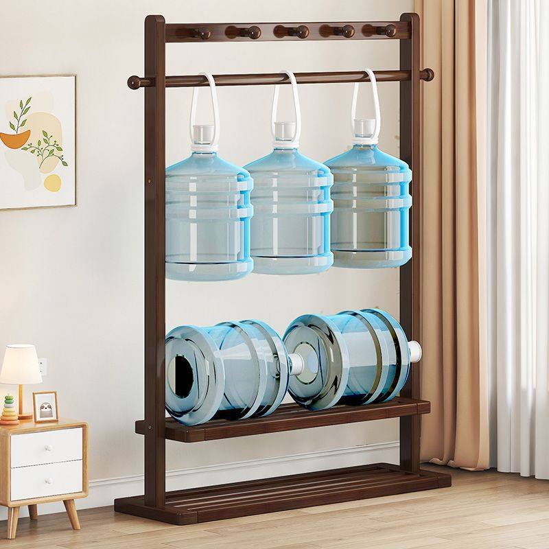 Clothes Rack, Floor-Standing Bedroom Coat Rack, Simple and Modern Movable Clothes Drying Rack, Guesthouse Coat Rack, Tea Room Rack